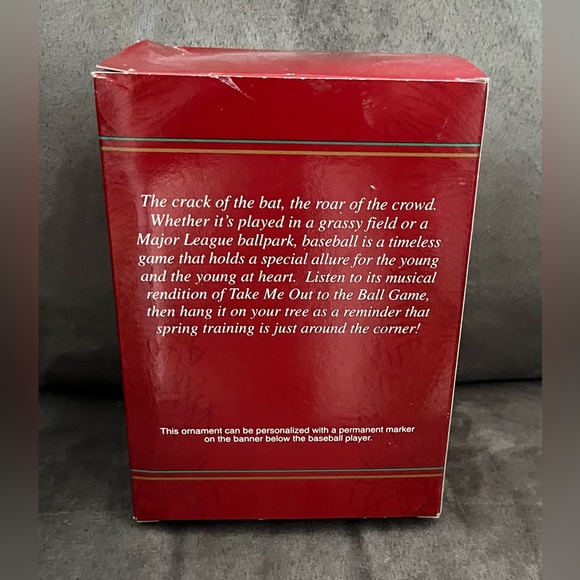 Ornament Carlton Cards Baseball Grand Slam Greeting - Picture 8 of 10